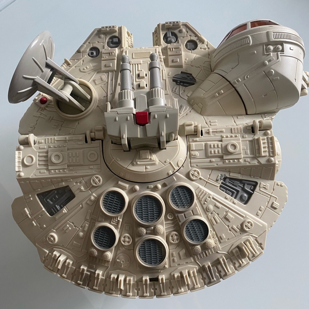 The Millennium Falcon Playschool brand. Excellent condition. Rare vintage find.
